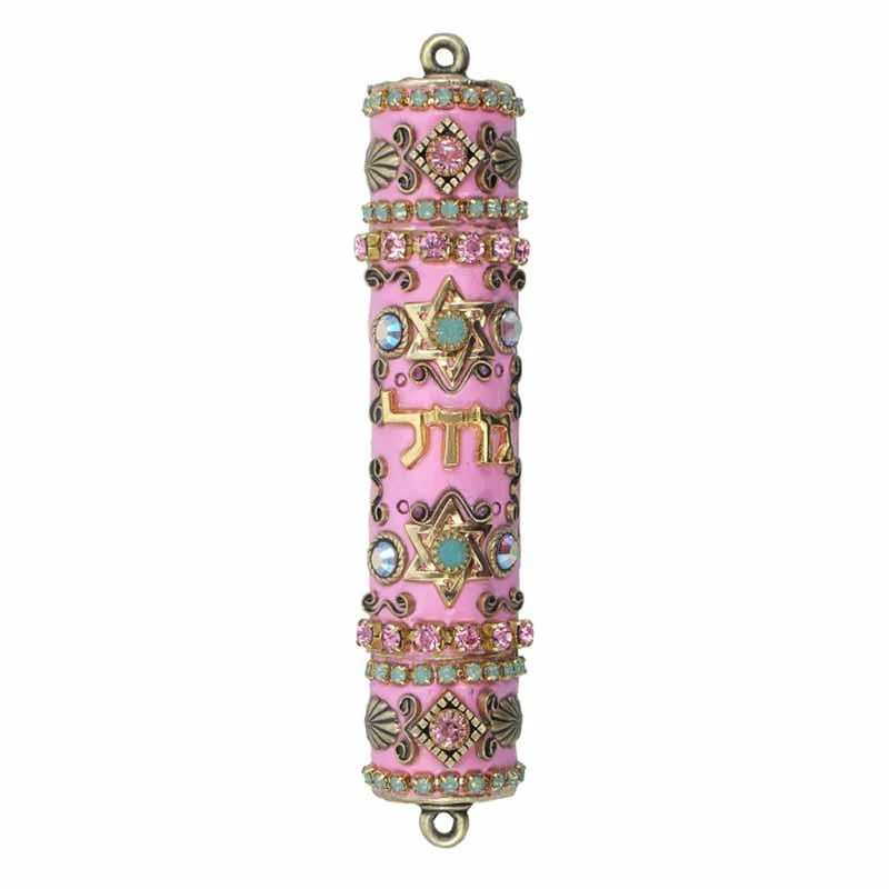 Michal Golan Mezuzah in Pink