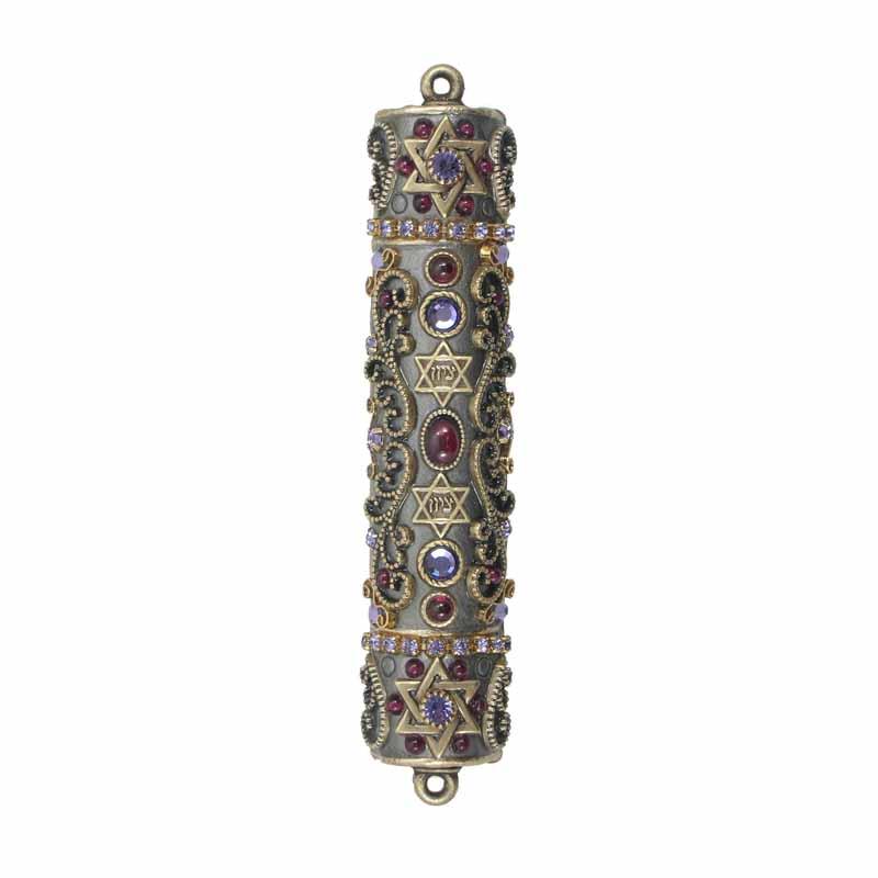 Michal Golan Mezuzah in Warm Tones