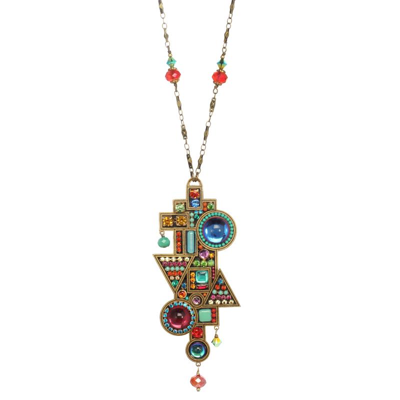 Michal Golan Multi Bright Abstract Necklace