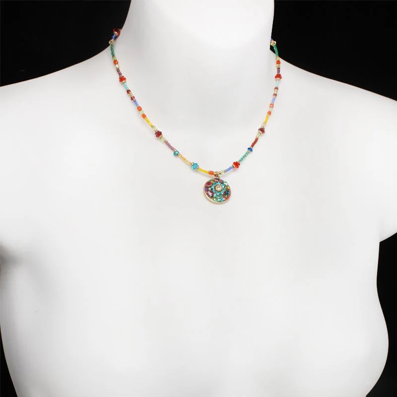 Michal Golan Multi-Bright Round Necklace - Image 2