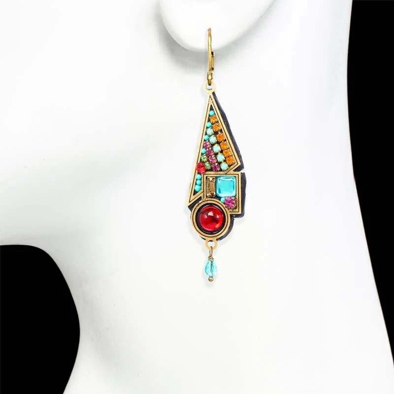 Michal Golan Multi-Bright Shape Earrings - Image 2