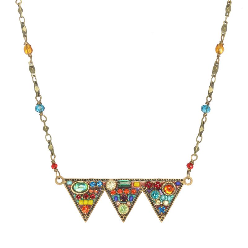 Michal Golan Multi-Bright Spiked Necklace
