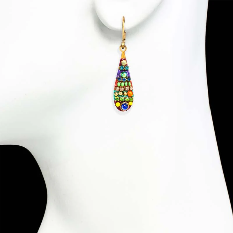 Michal Golan Multi-Bright Teardrop Earrings - Image 2