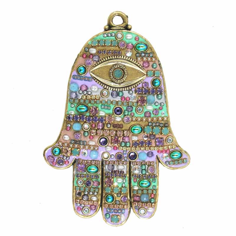 Michal Golan Pastel Mosaic Wall Hamsa