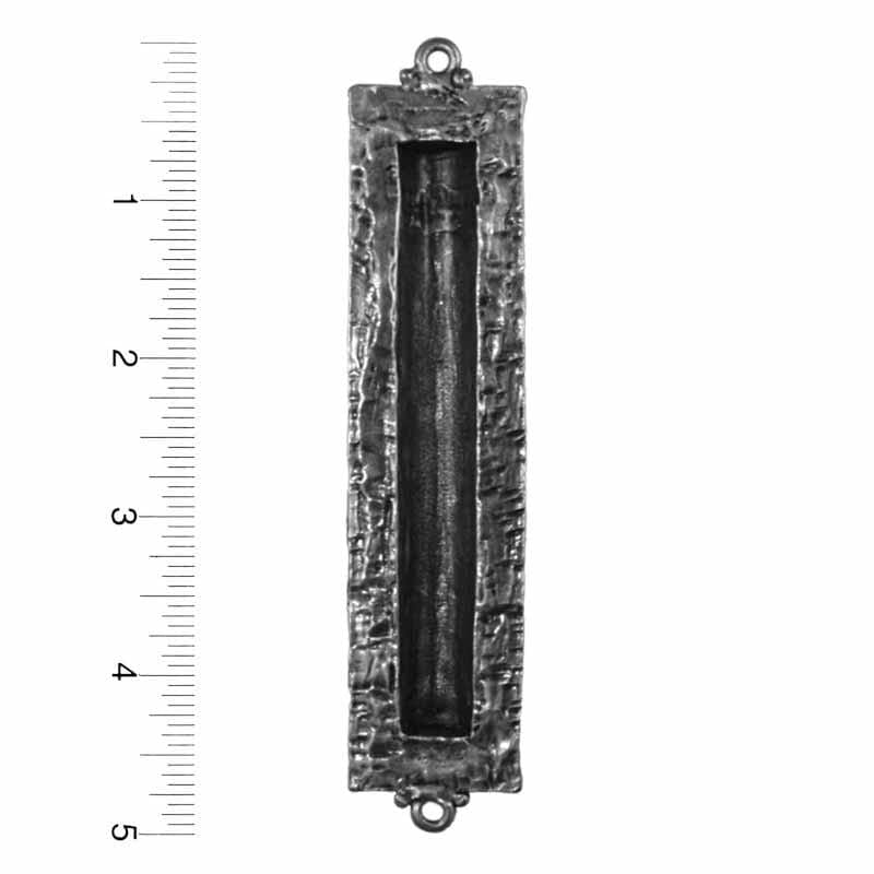 Michal Golan Silver and Blue Mezuzah - Image 2