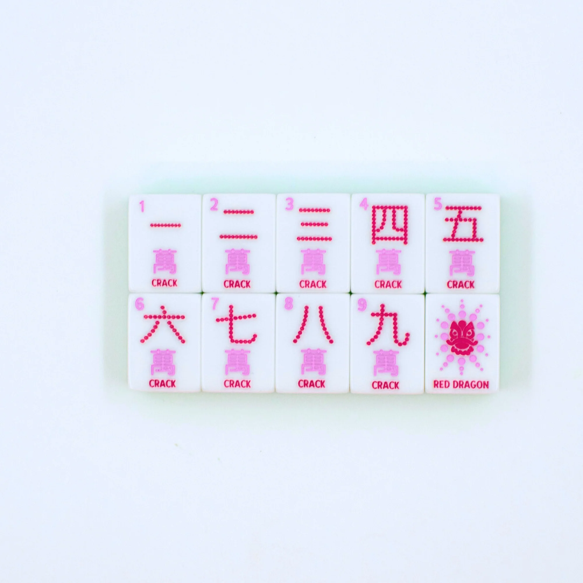 Crystal Confetti Purple | Mahjong with a Sprinkle of Color and Joy | Clear Top with Colorful Pattern and Layers - Image 3