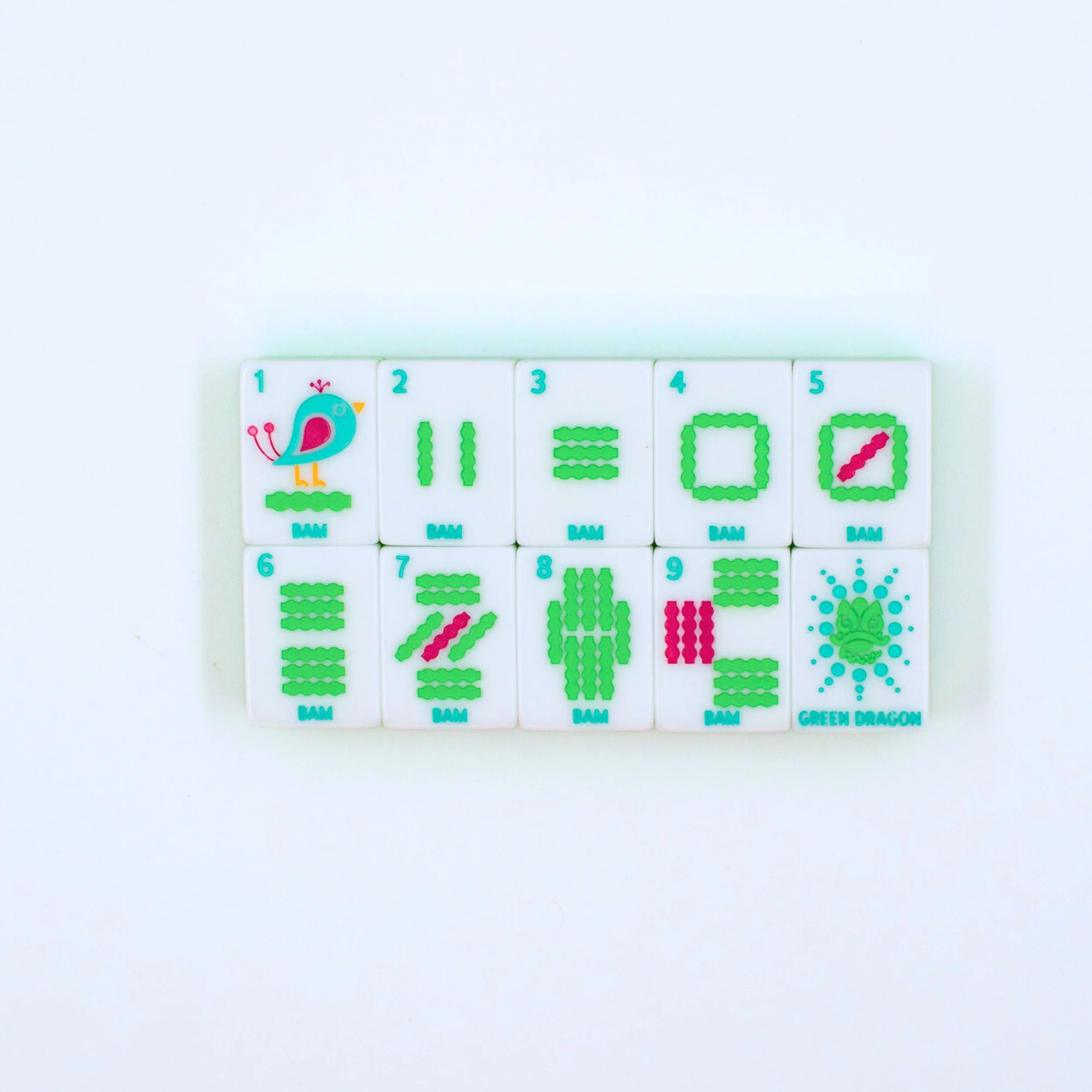 Crystal Confetti Purple | Mahjong with a Sprinkle of Color and Joy | Clear Top with Colorful Pattern and Layers - Image 4