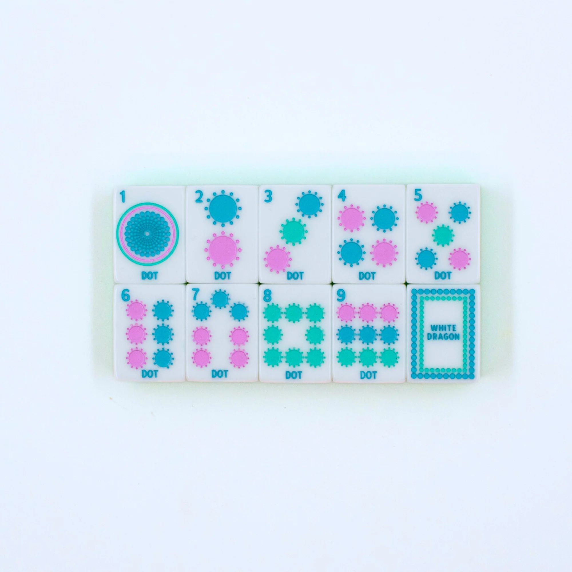 Crystal Confetti Purple | Mahjong with a Sprinkle of Color and Joy | Clear Top with Colorful Pattern and Layers - Image 5