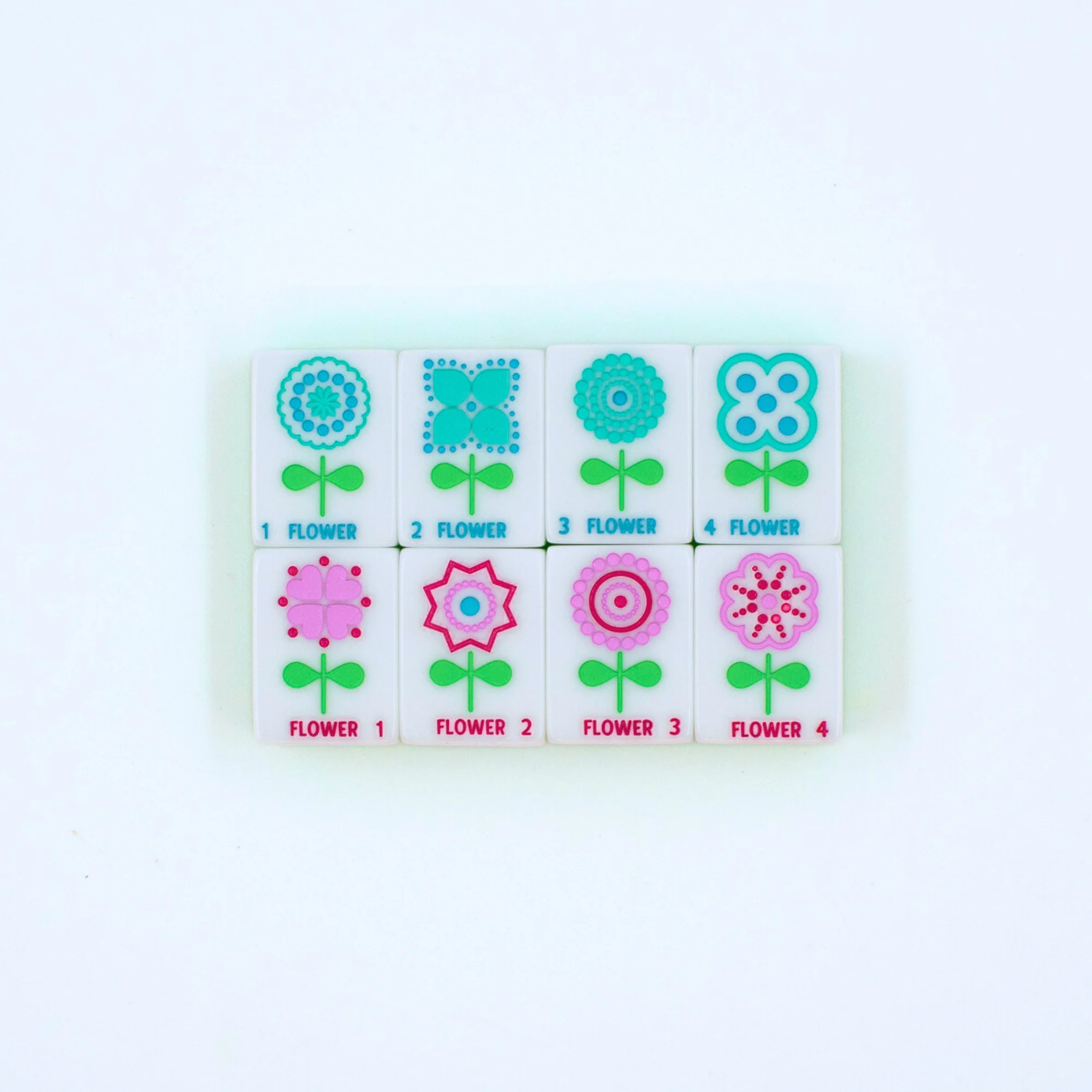 Crystal Confetti Purple | Mahjong with a Sprinkle of Color and Joy | Clear Top with Colorful Pattern and Layers - Image 6