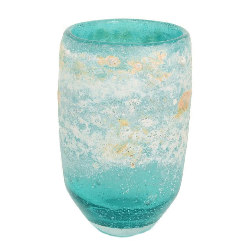 Ocean Stone Vase by Viz Glass 8000