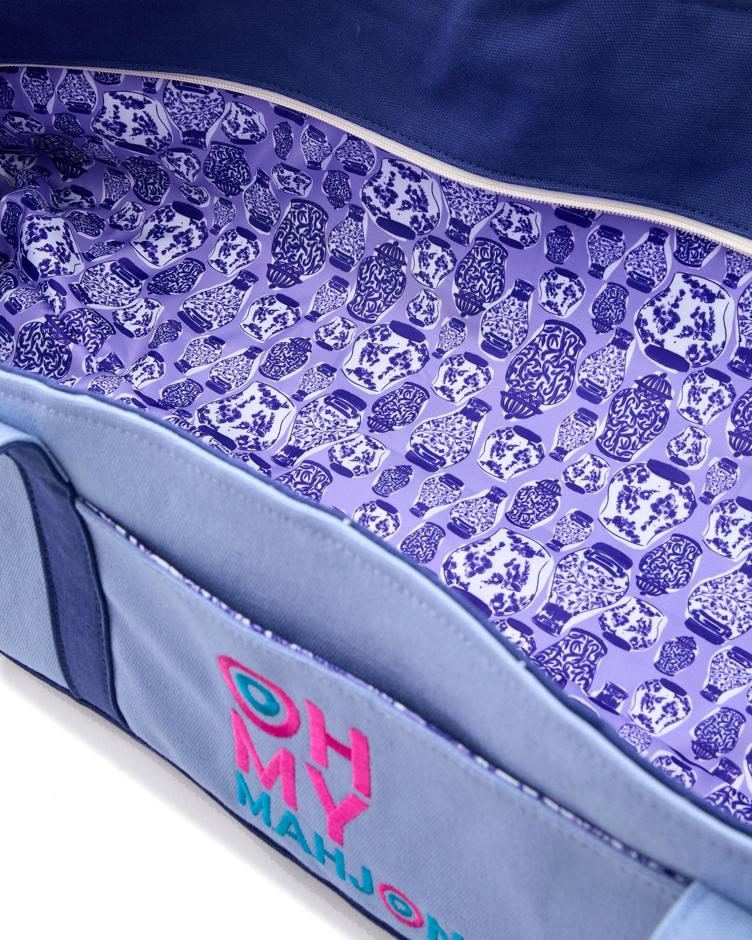 Oh My Mahjong Blue Mat Storage Bag - Image 2