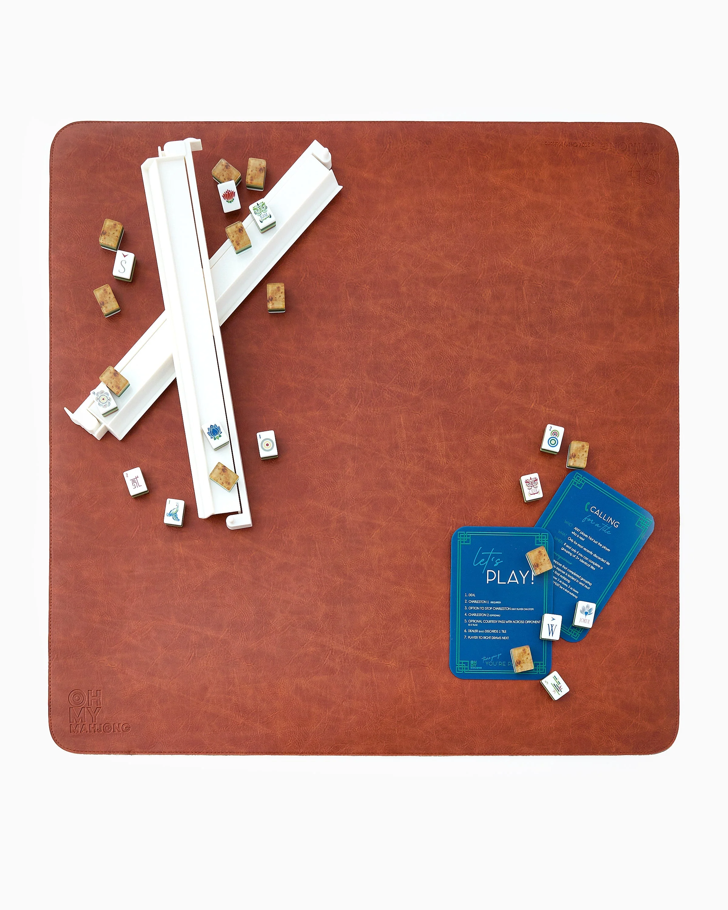 Oh My Mahjong Cognac Mat - Image 2