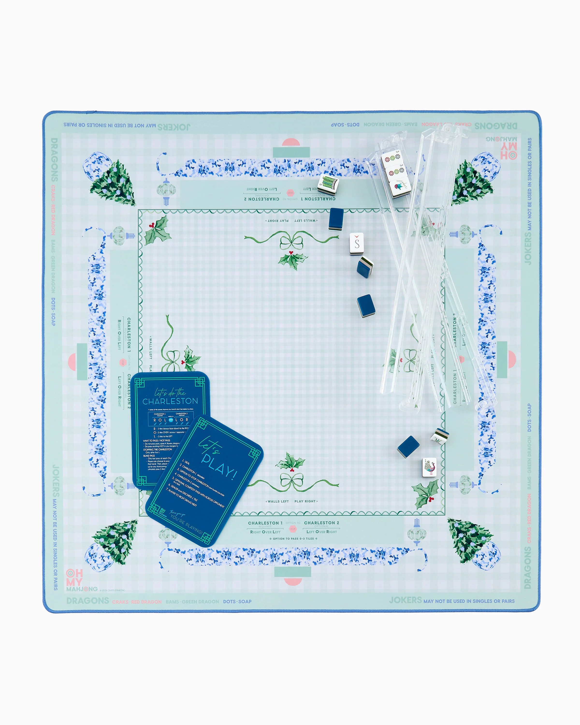 Oh My Mahjong Holly Jolly Mat in Tube - Image 2