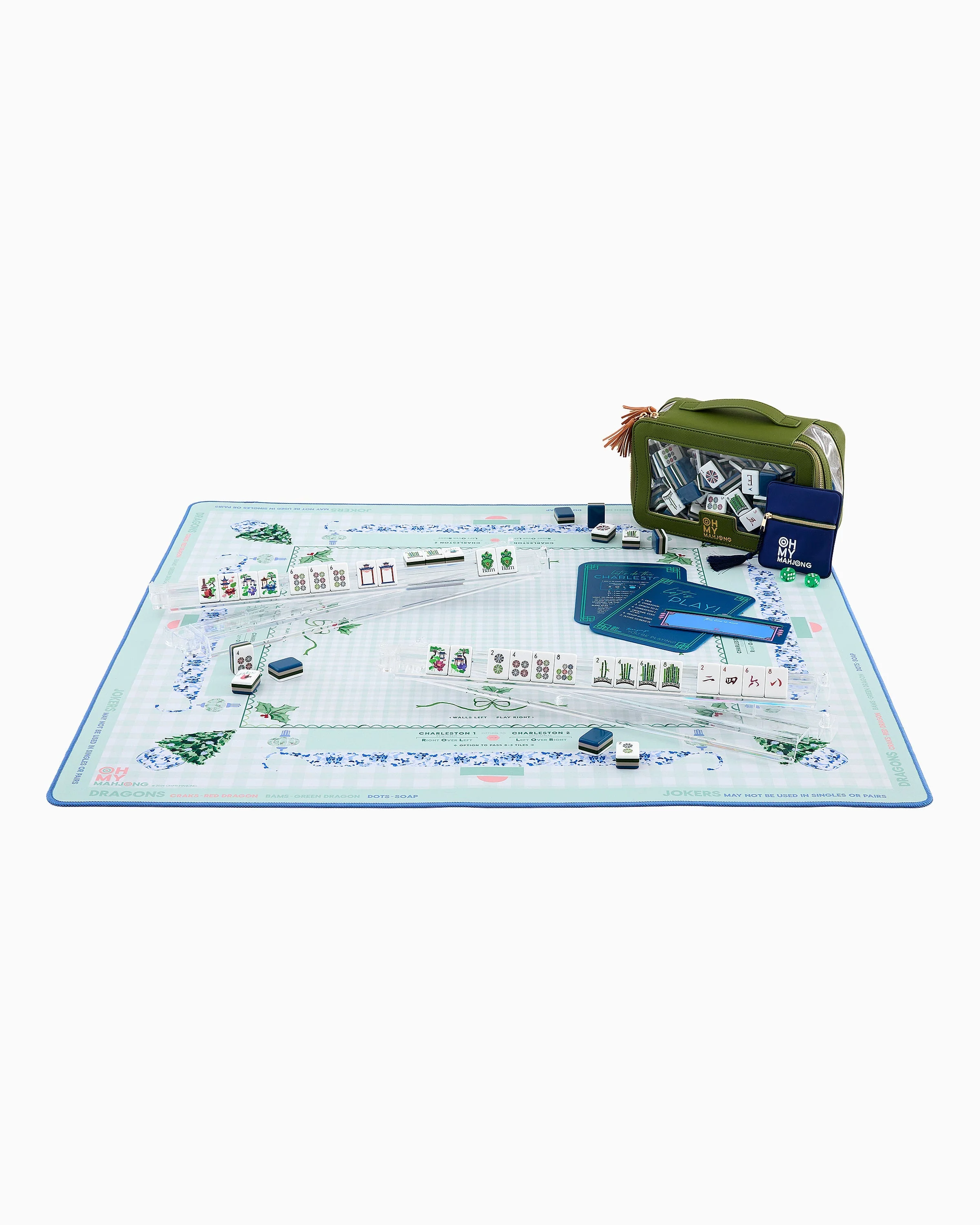 Oh My Mahjong Holly Jolly Mat in Tube - Image 4