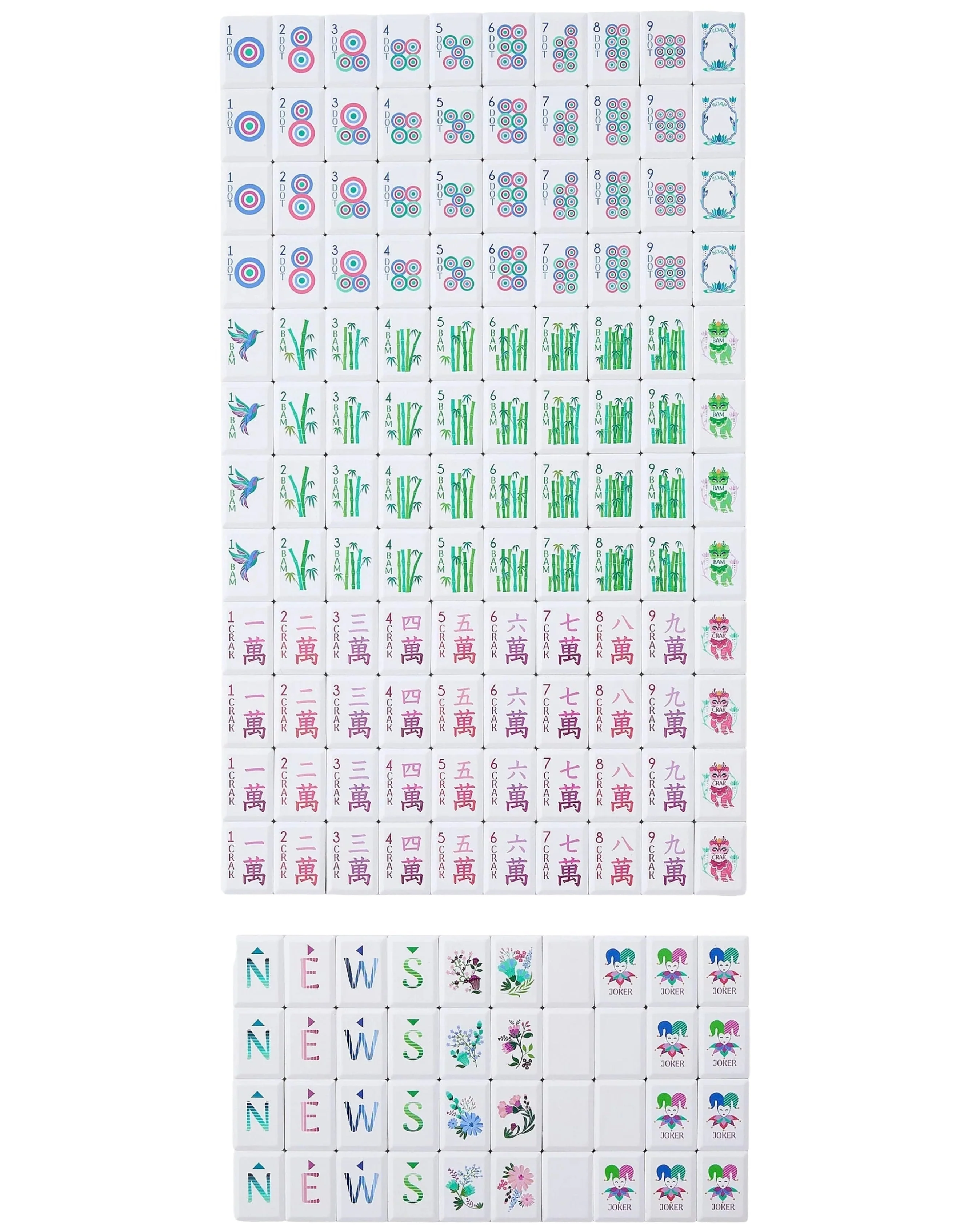 Oh My Mahjong Jardin Debutant Tile Set - Image 2