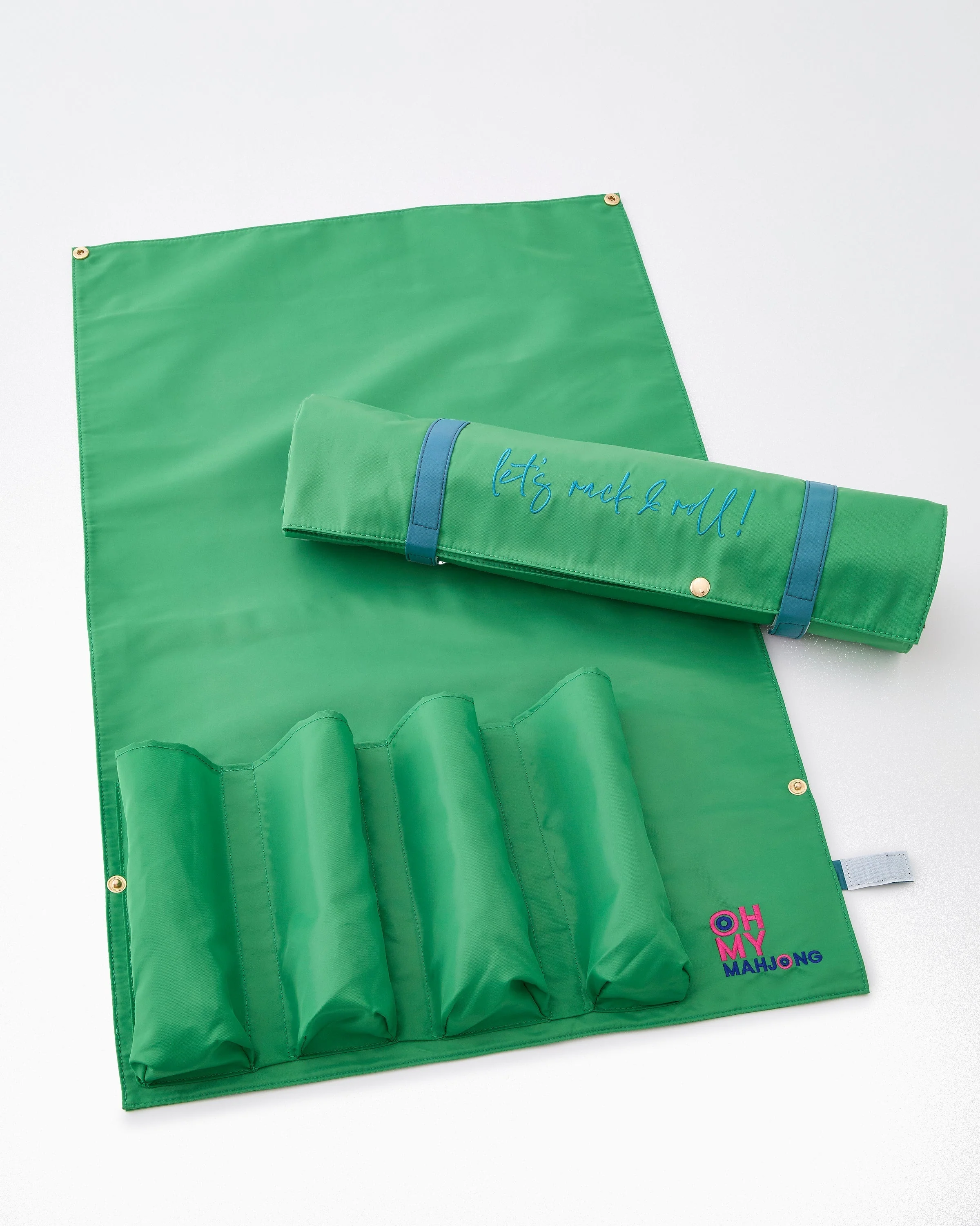 Oh My Mahjong Kelly Green Let's Rack & Roll Bag