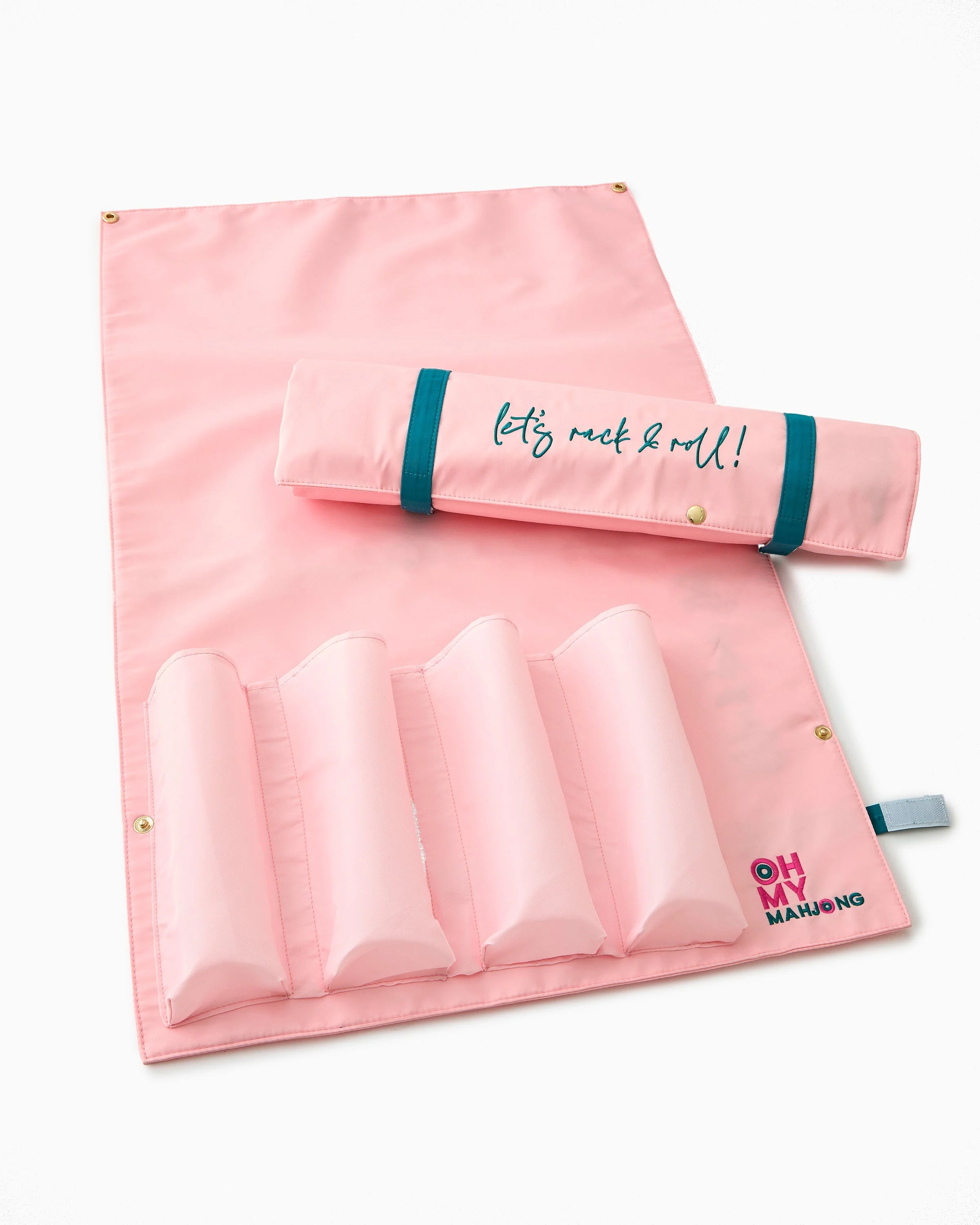 Oh My Mahjong Light Pink Let's Rack & Roll Bag - Image 3