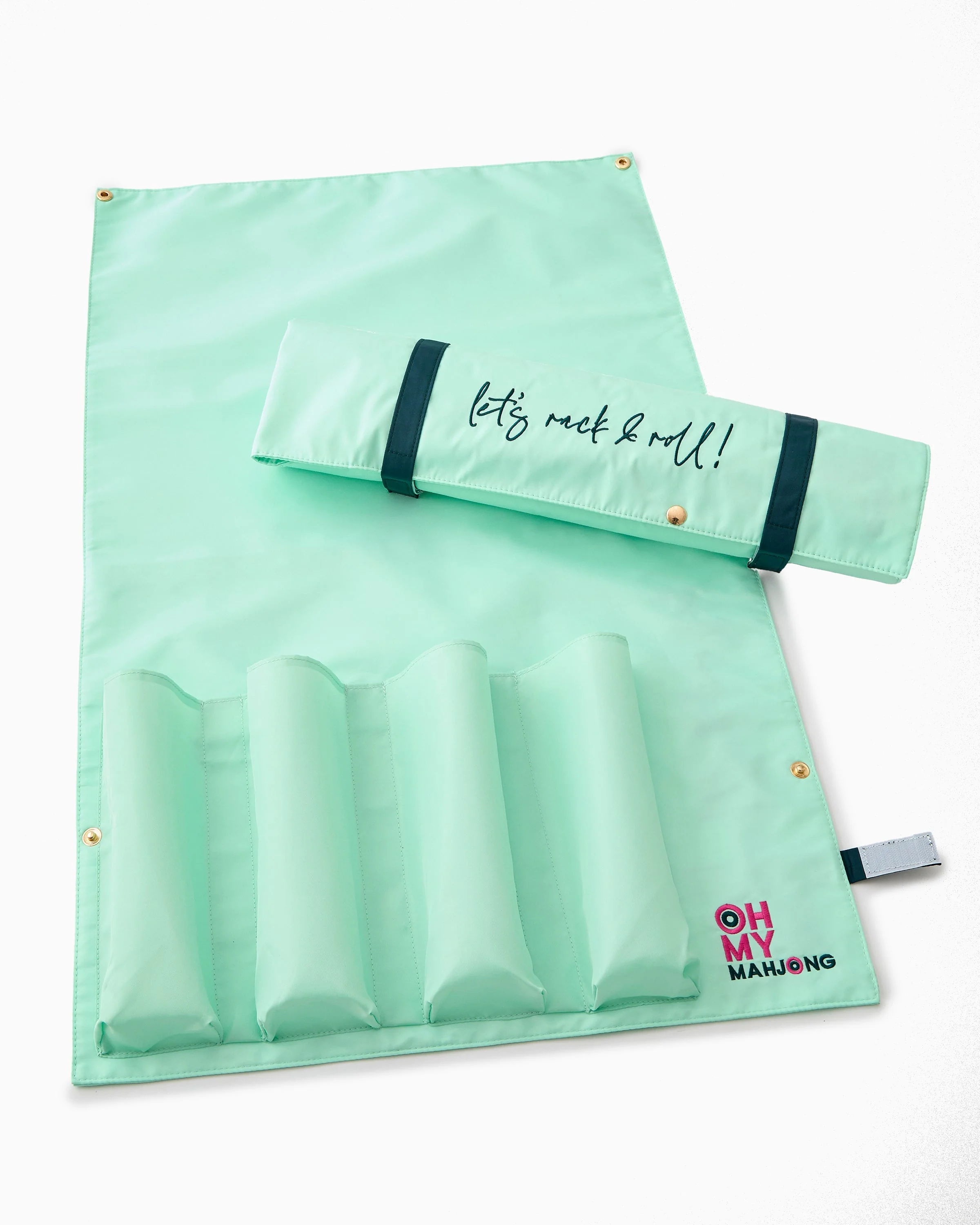 Oh My Mahjong Mint Let's Rack & Roll Bag - Image 3