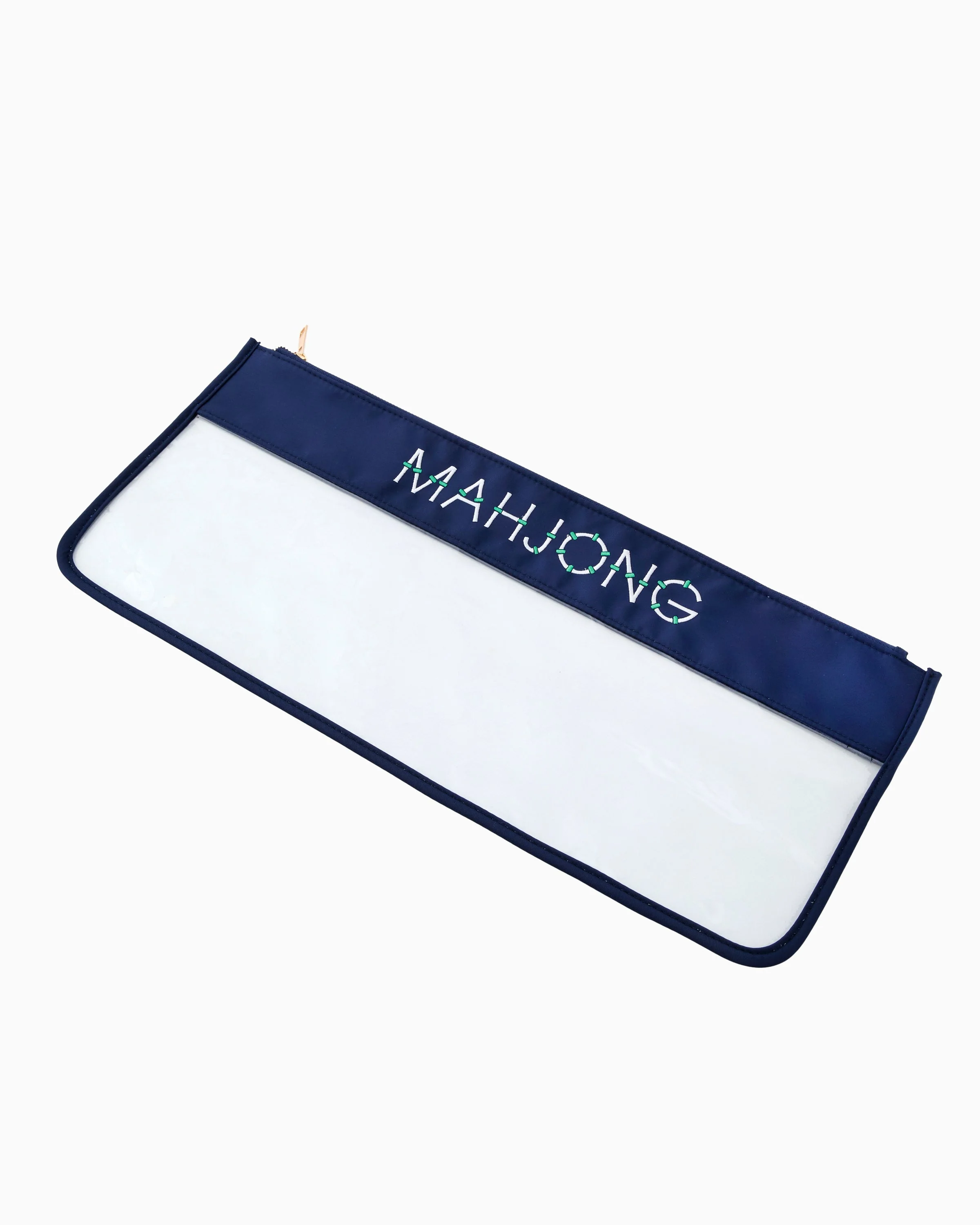 Oh My Mahjong Navy Bamboo Mahjong Bag