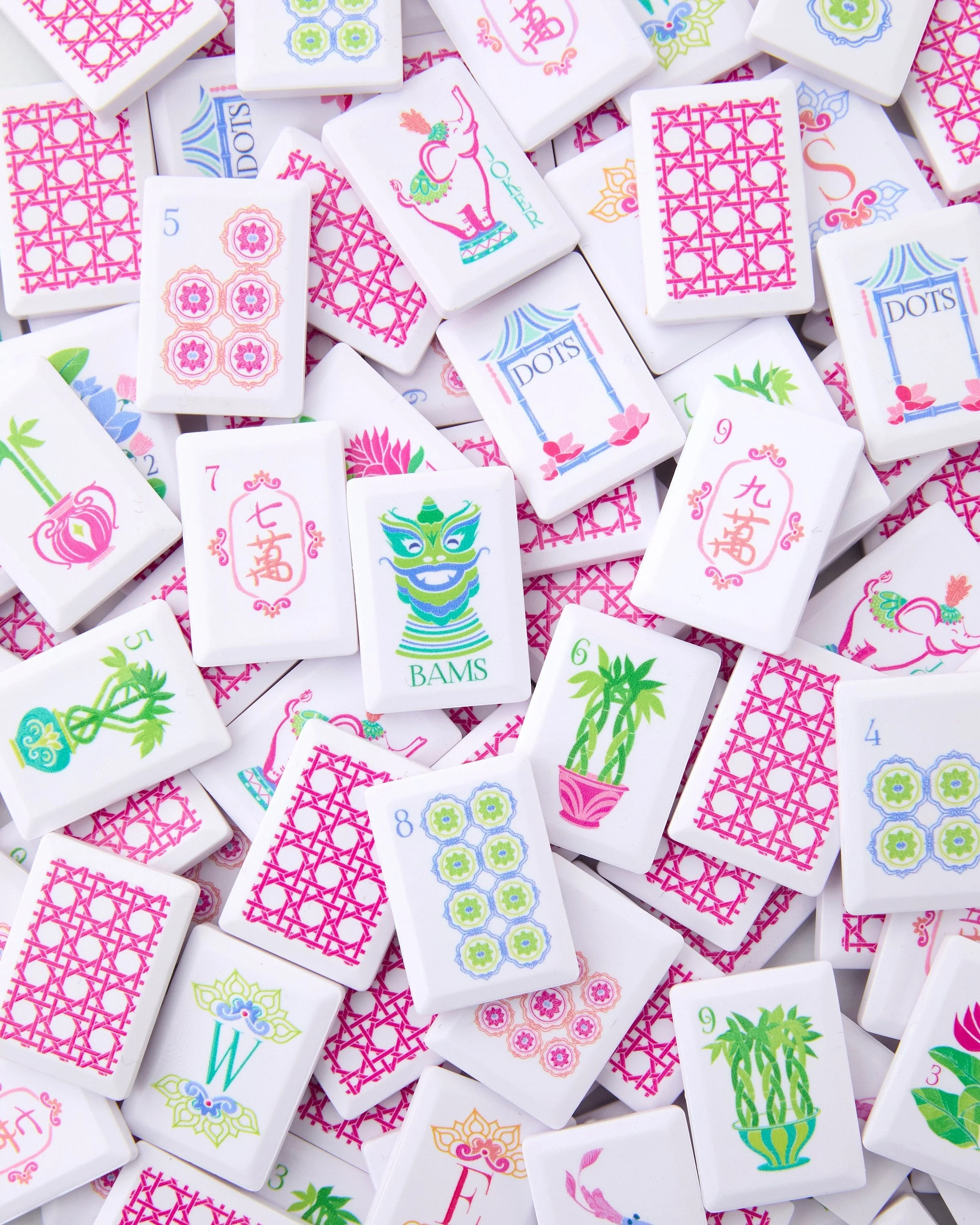 Oh My Mahjong Poppy Debutante Tile Set - Image 7