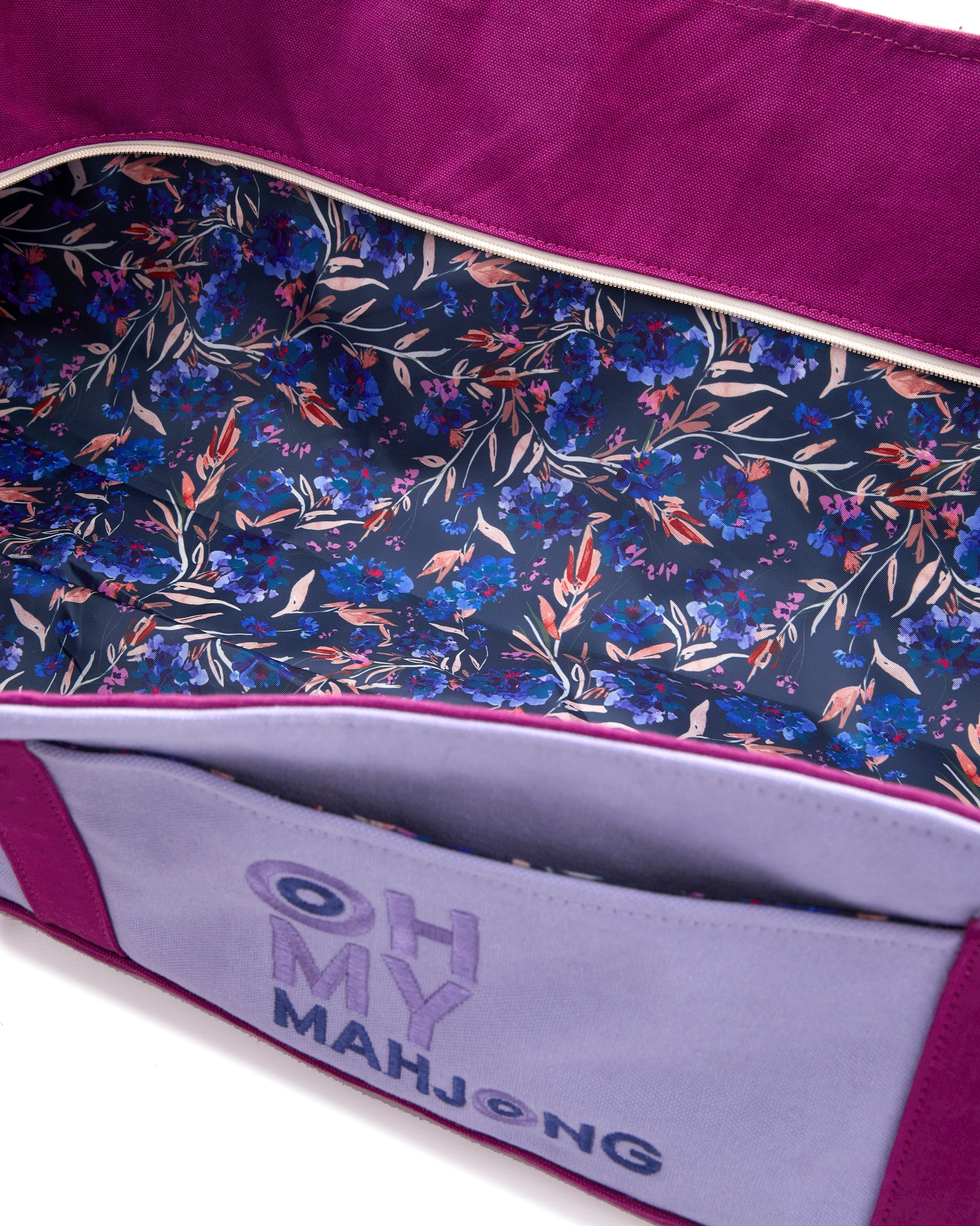 Oh My Mahjong Purple Mat Storage Bag - Image 2