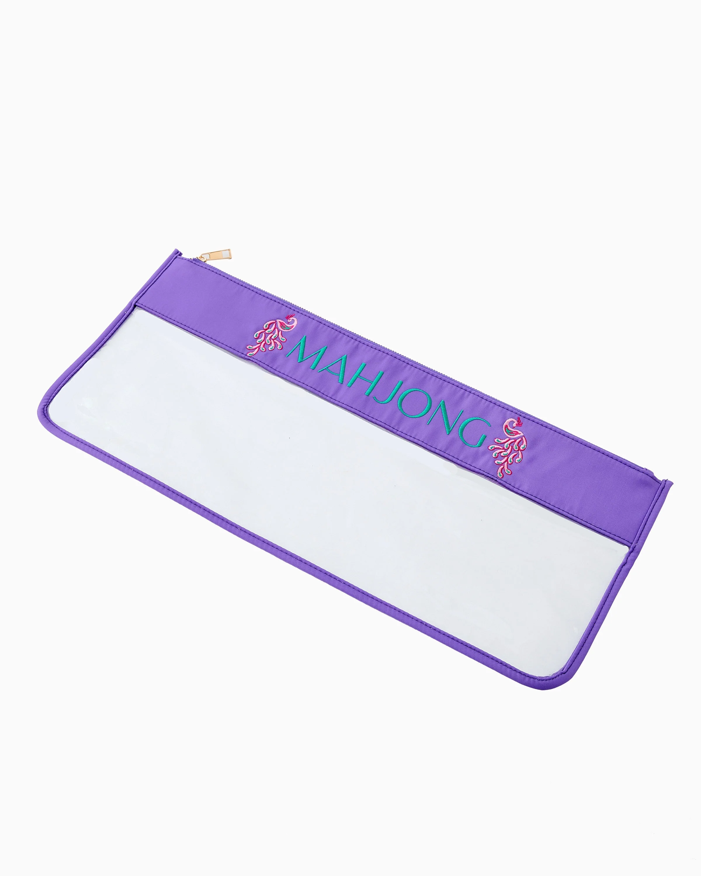 Oh My Mahjong Purple Peacock Mahjong Bag - LAST CHANCE VERY LTD AVAILABLITY