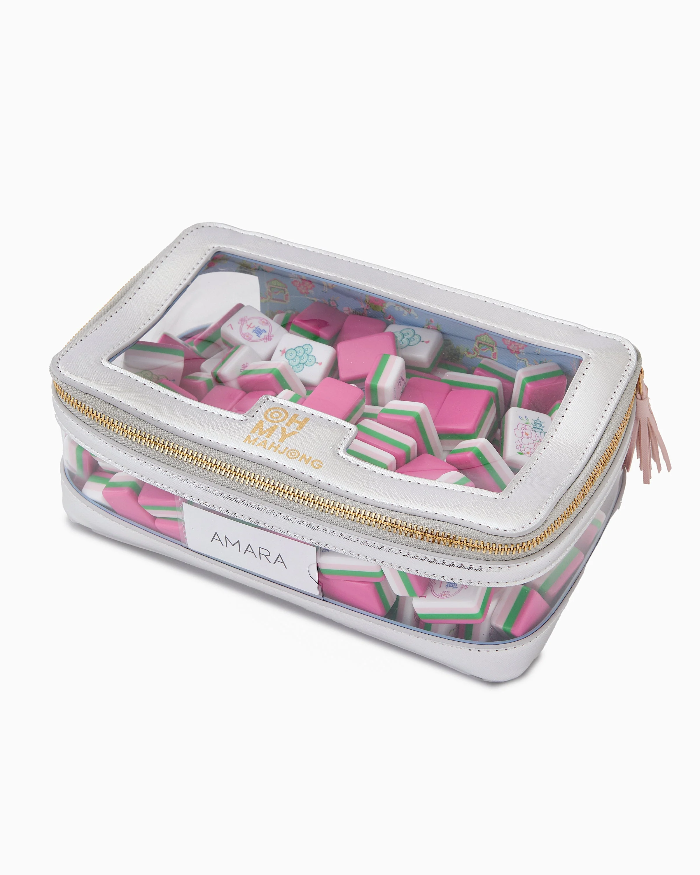 Oh My Mahjong Silver Tile Storage Bag - Image 3