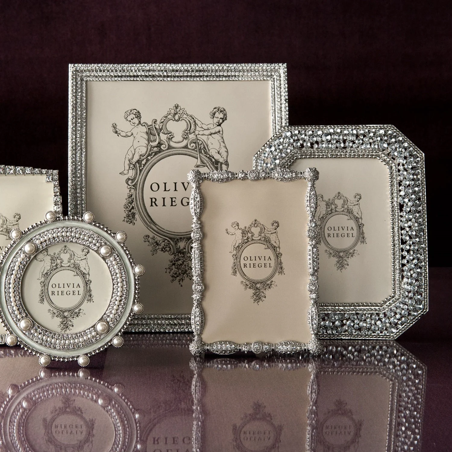 Olivia Riegel Asbury Silver 5" X 7" Frame - Image 2