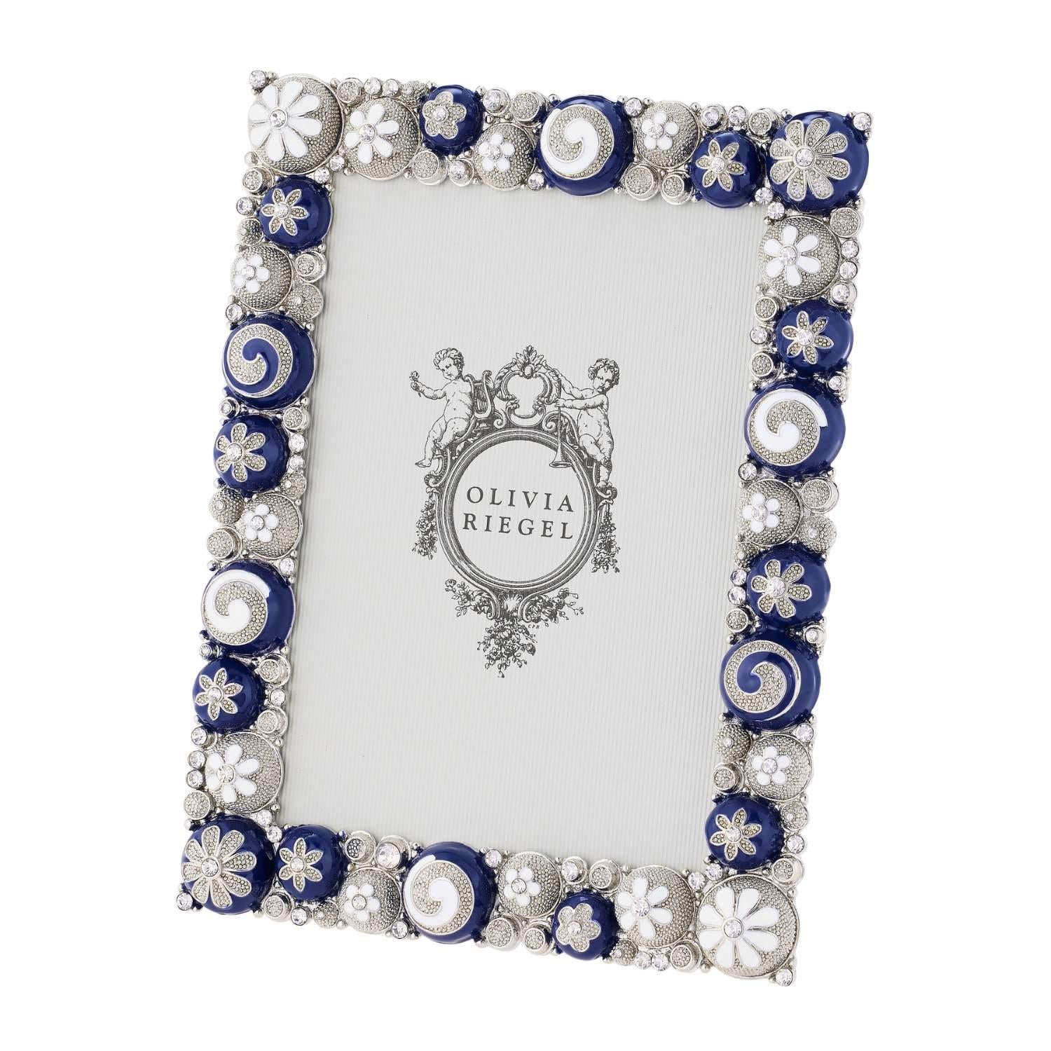 Olivia Riegel Blue & White Charisma 5" x 7" Picture Frame - Image 6