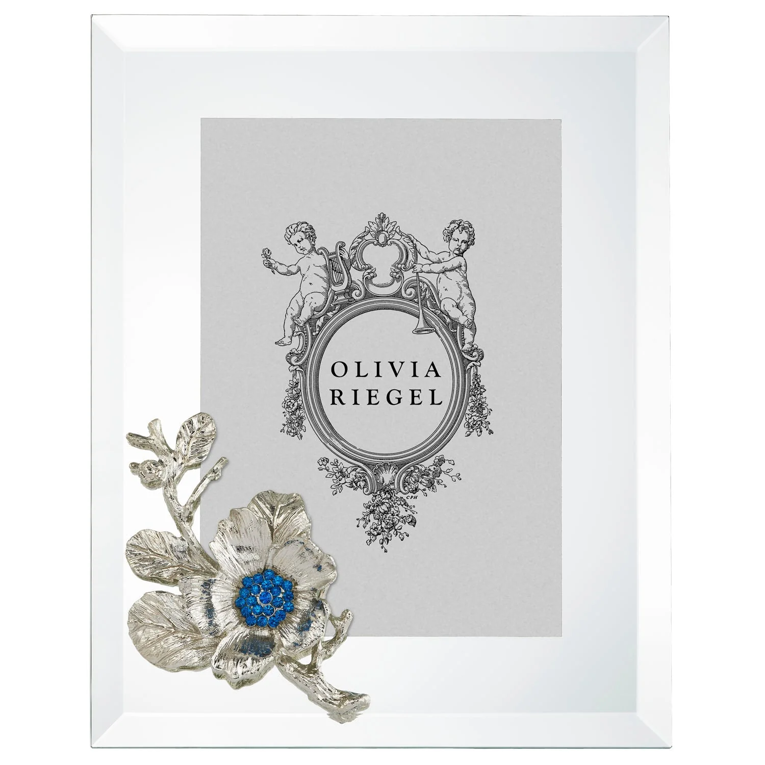 Olivia Riegel Botanica Capri Frame Silver 5" x 7"