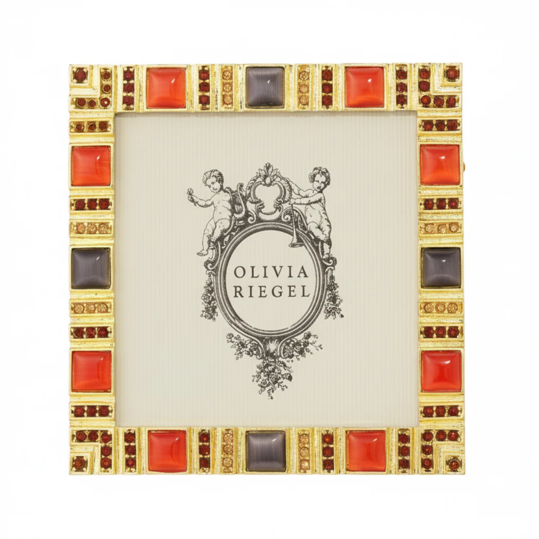 Olivia Riegel Capri Picture Frame 3.5" x 3.5" Multicolor