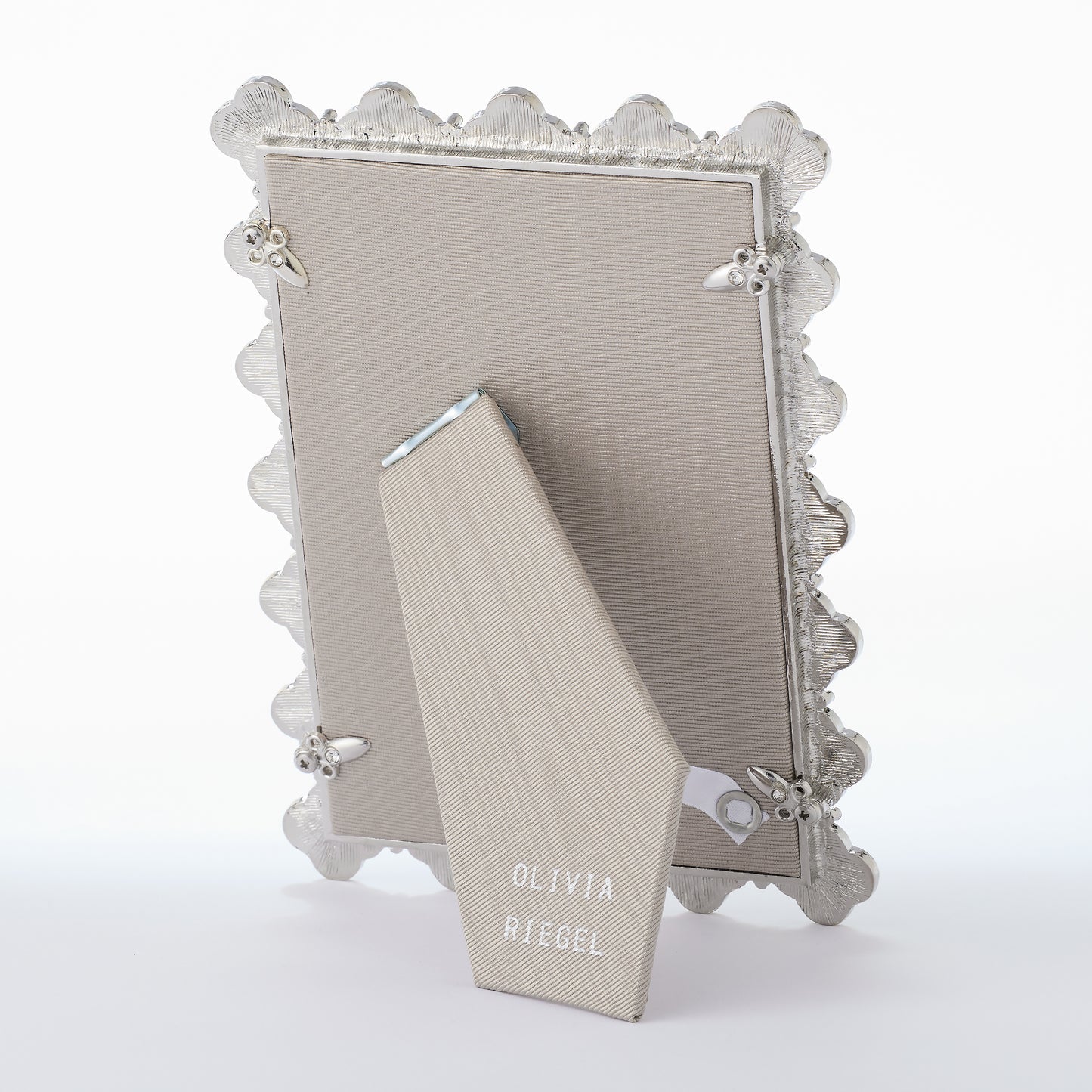 Olivia Riegel Clover Frame Silver 4" x 6" - Image 2