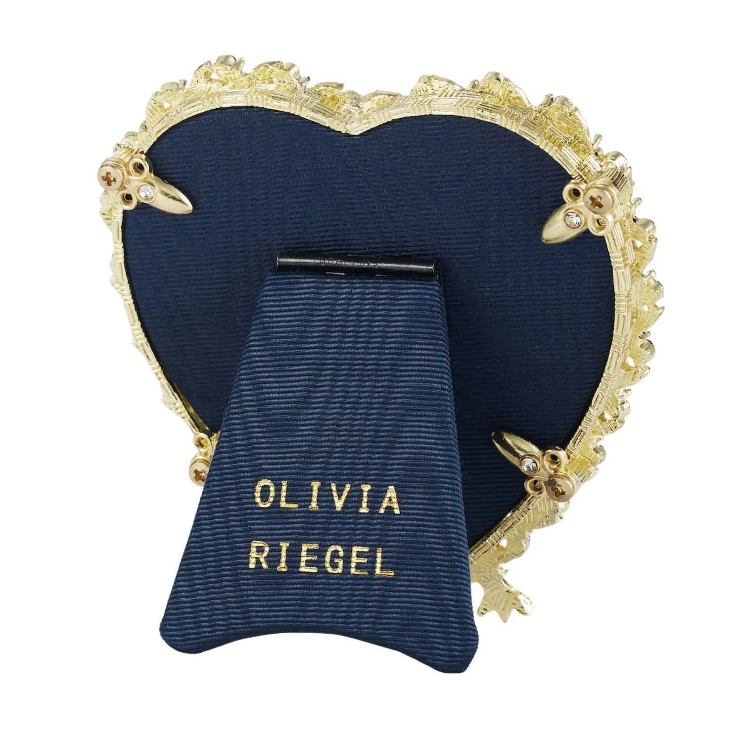 Olivia Riegel Contessa Heart Sapphire 3.5" Frame Gold - Image 3