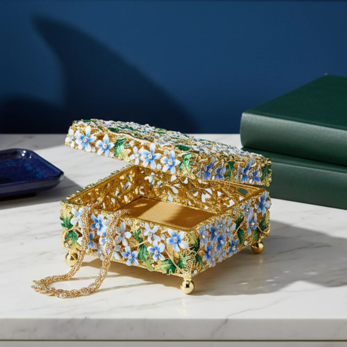 Olivia Riegel Daphne Box Blue - Image 3