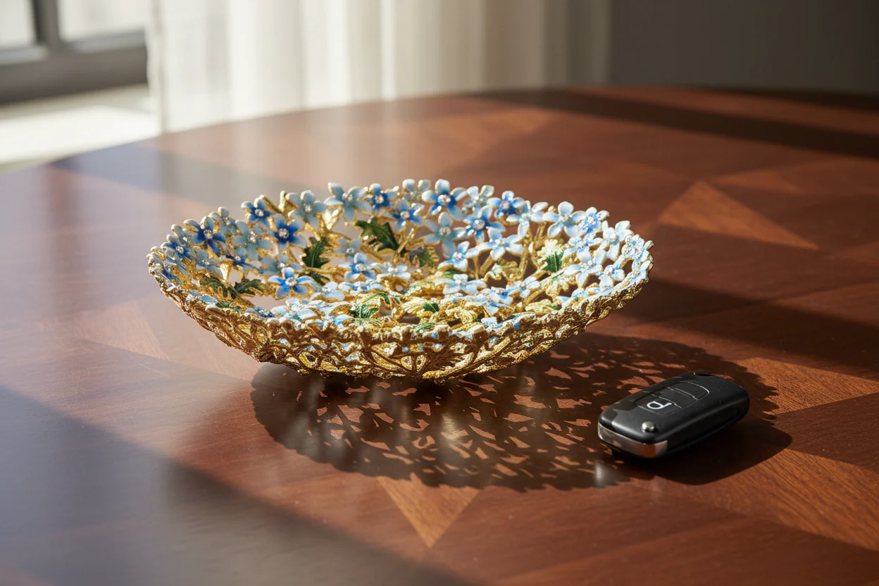 Olivia Riegel Daphne Catchall Bowl | Catchall Tray | Candy Dish Blue - Image 6