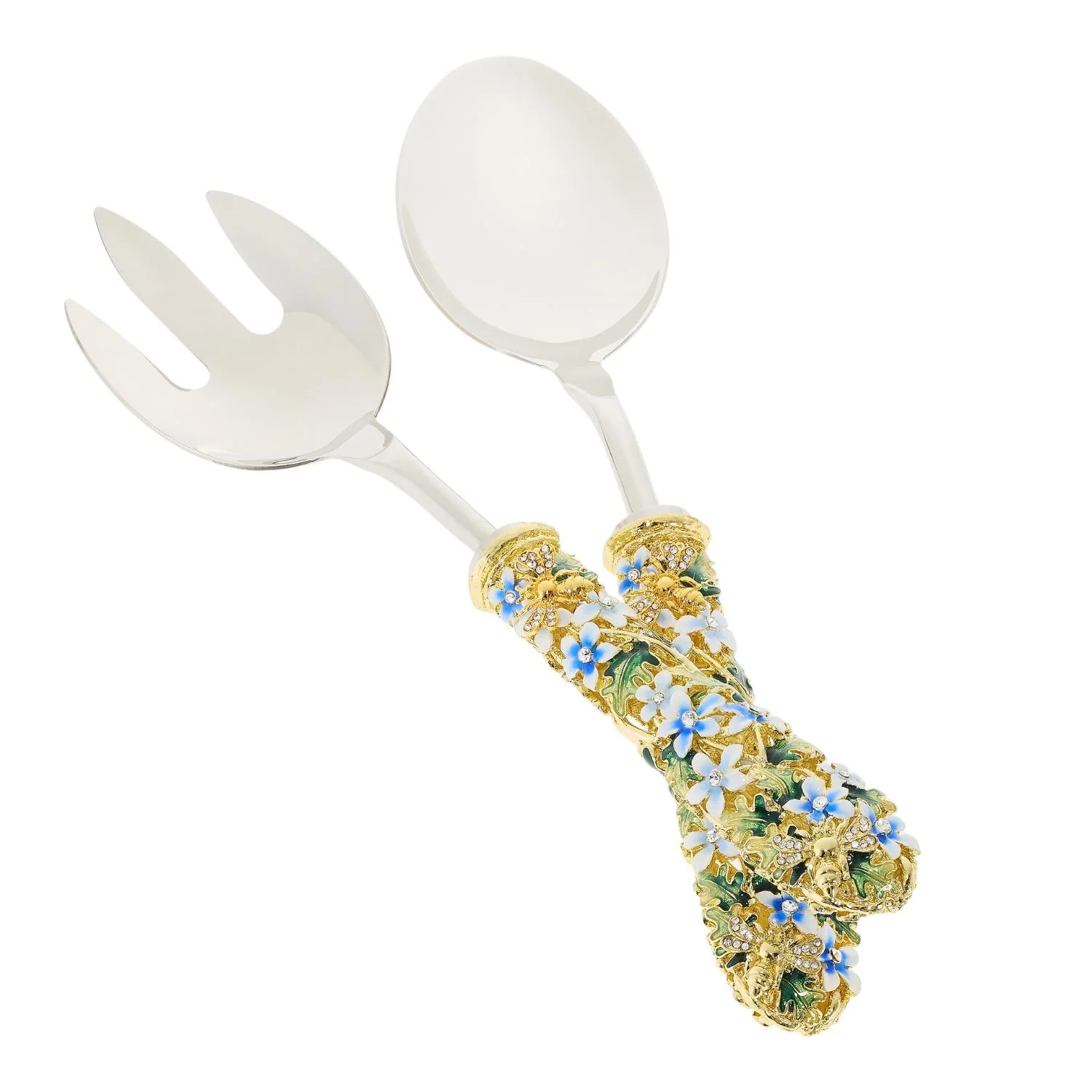 Olivia Riegel Daphne Salad Serving Set Blue