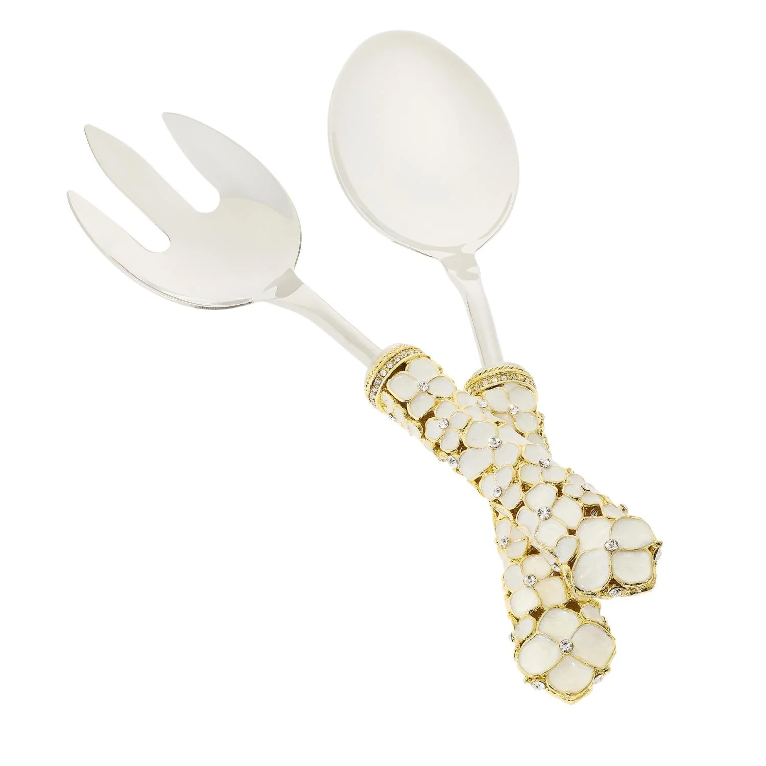 Olivia Riegel Dogwood Salad Serving Set White