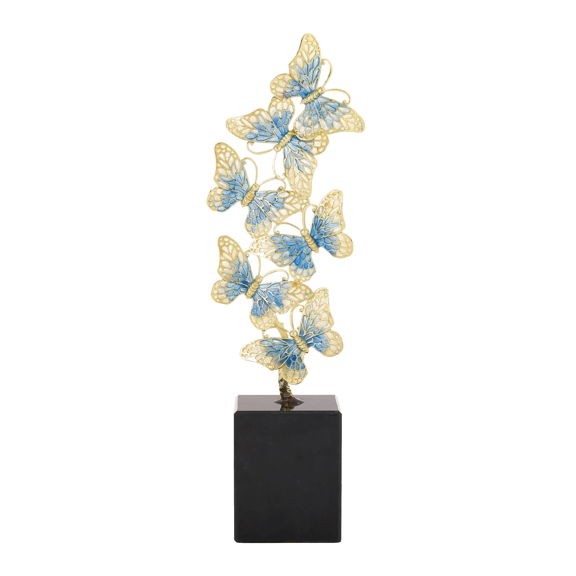 Olivia Riegel Enamel Butterfly Sculpture Blue