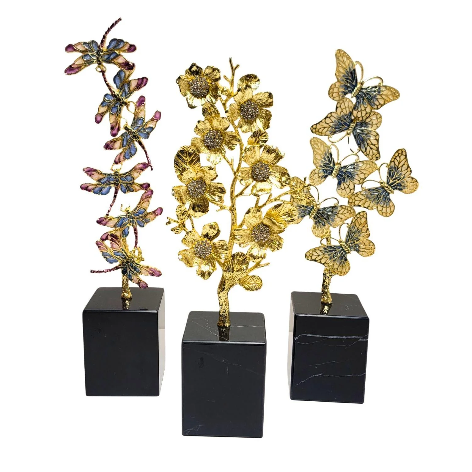 Olivia Riegel Enamel Butterfly Sculpture Blue - Image 8