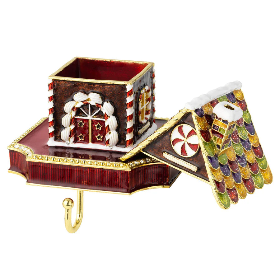 Olivia Riegel Gingerbread Box Stocking Holder - Image 2