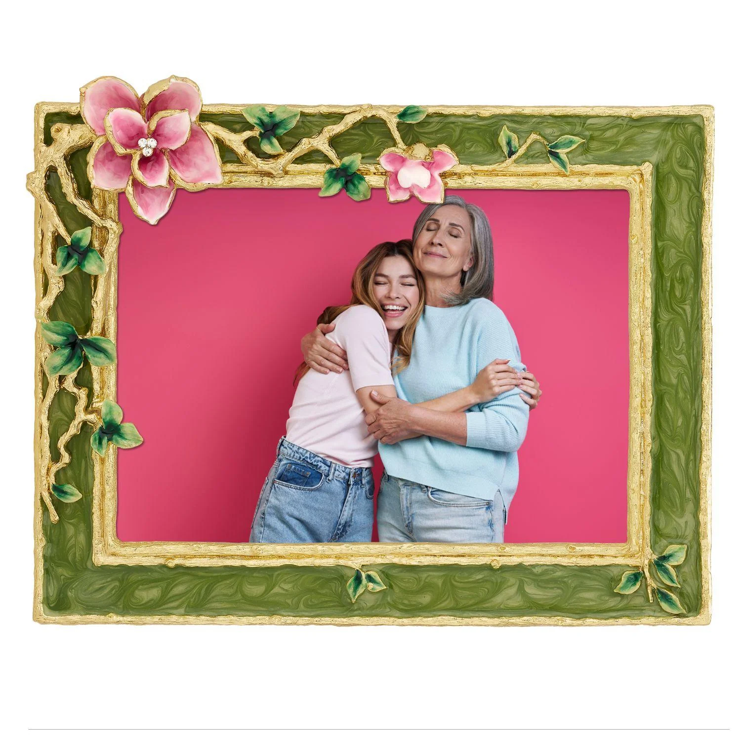 Olivia Riegel Gloria Picture Frame 4" x 6" Green