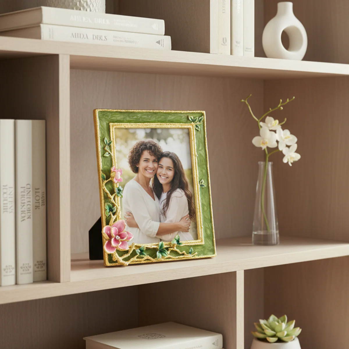 Olivia Riegel Gloria Picture Frame 4" x 6" Green - Image 2
