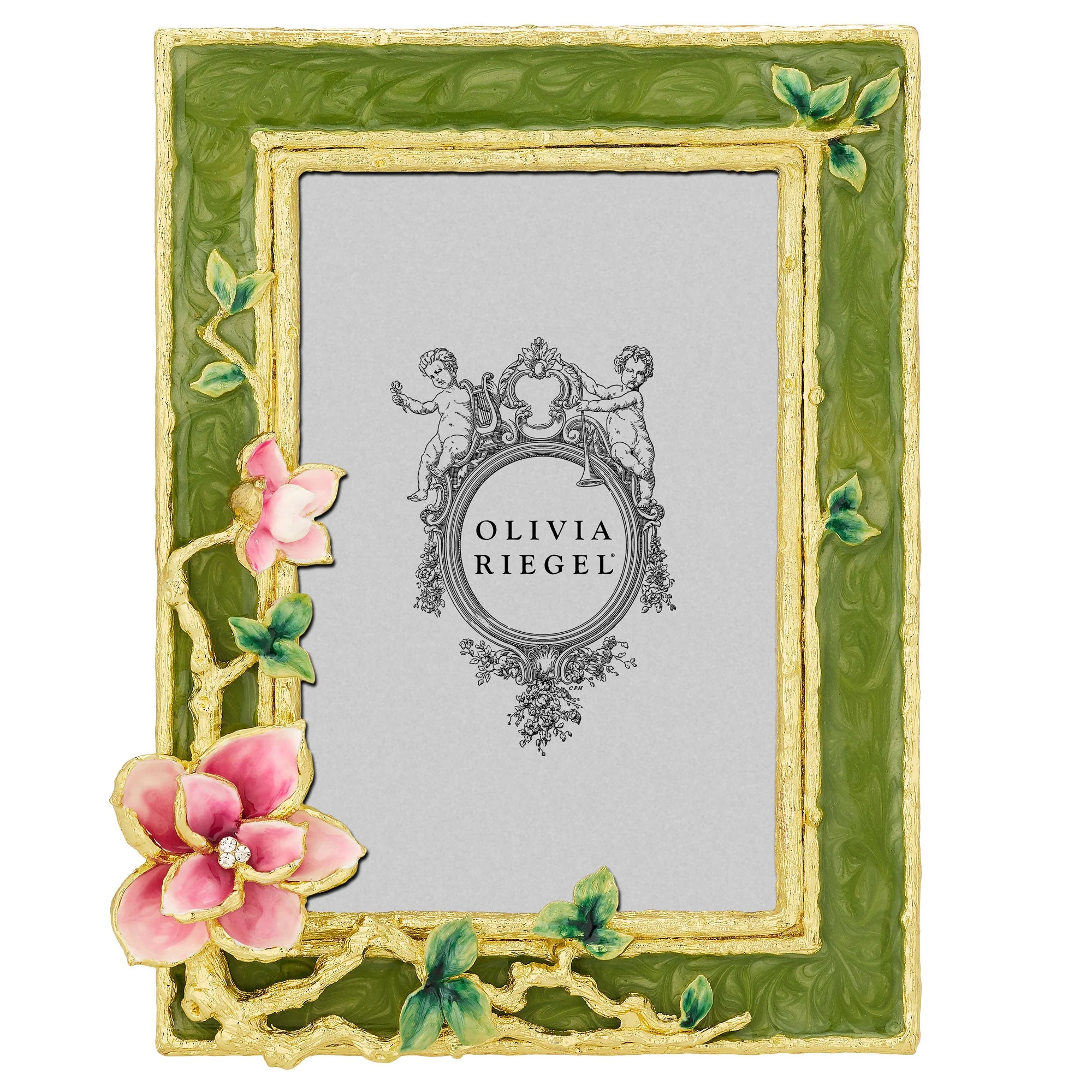 Olivia Riegel Gloria Picture Frame 4" x 6" Green - Image 5
