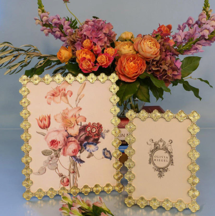 Olivia Riegel Gold Clover 5" x 7" Frame - Image 3
