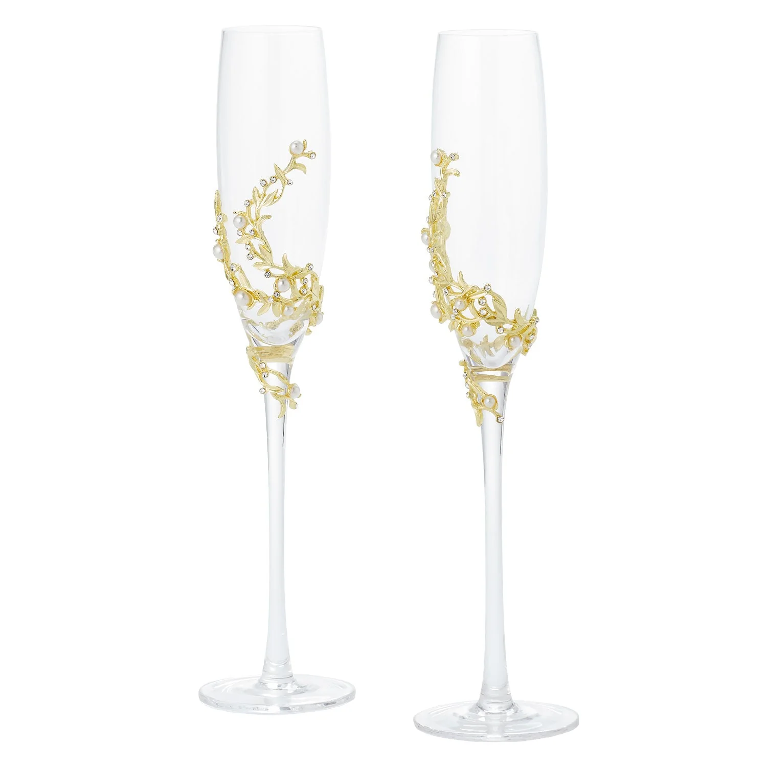 Olivia Riegel Gold Eleanor Flute (Set of 2)
