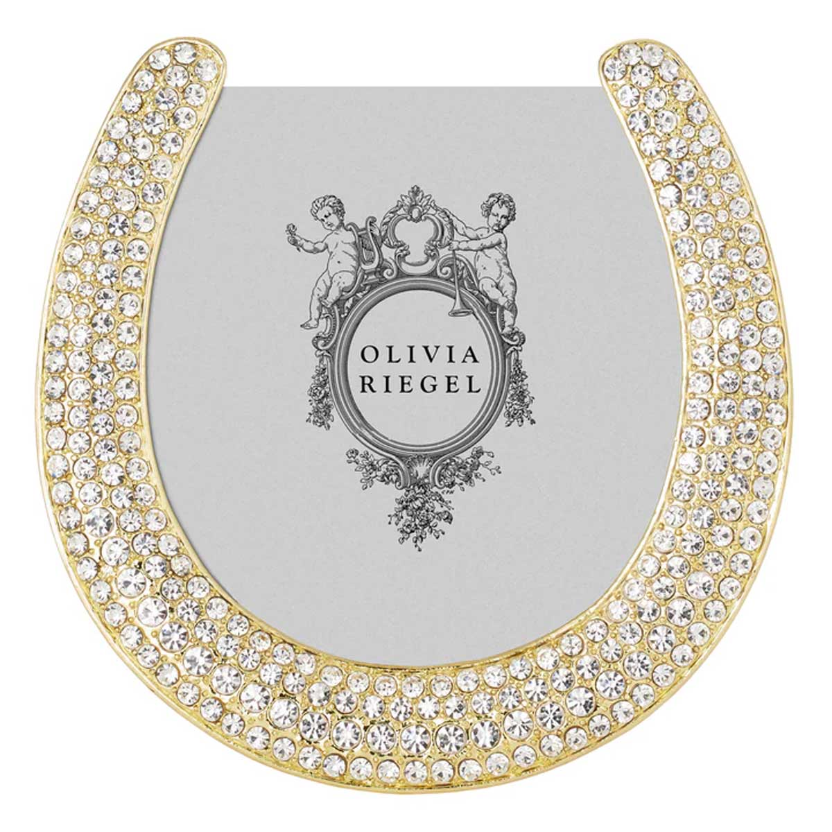Olivia Riegel Gold Horseshoe 3.5" Frame
