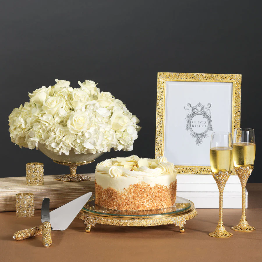 Olivia Riegel Gold Windsor Dessert Serving Set - Image 2