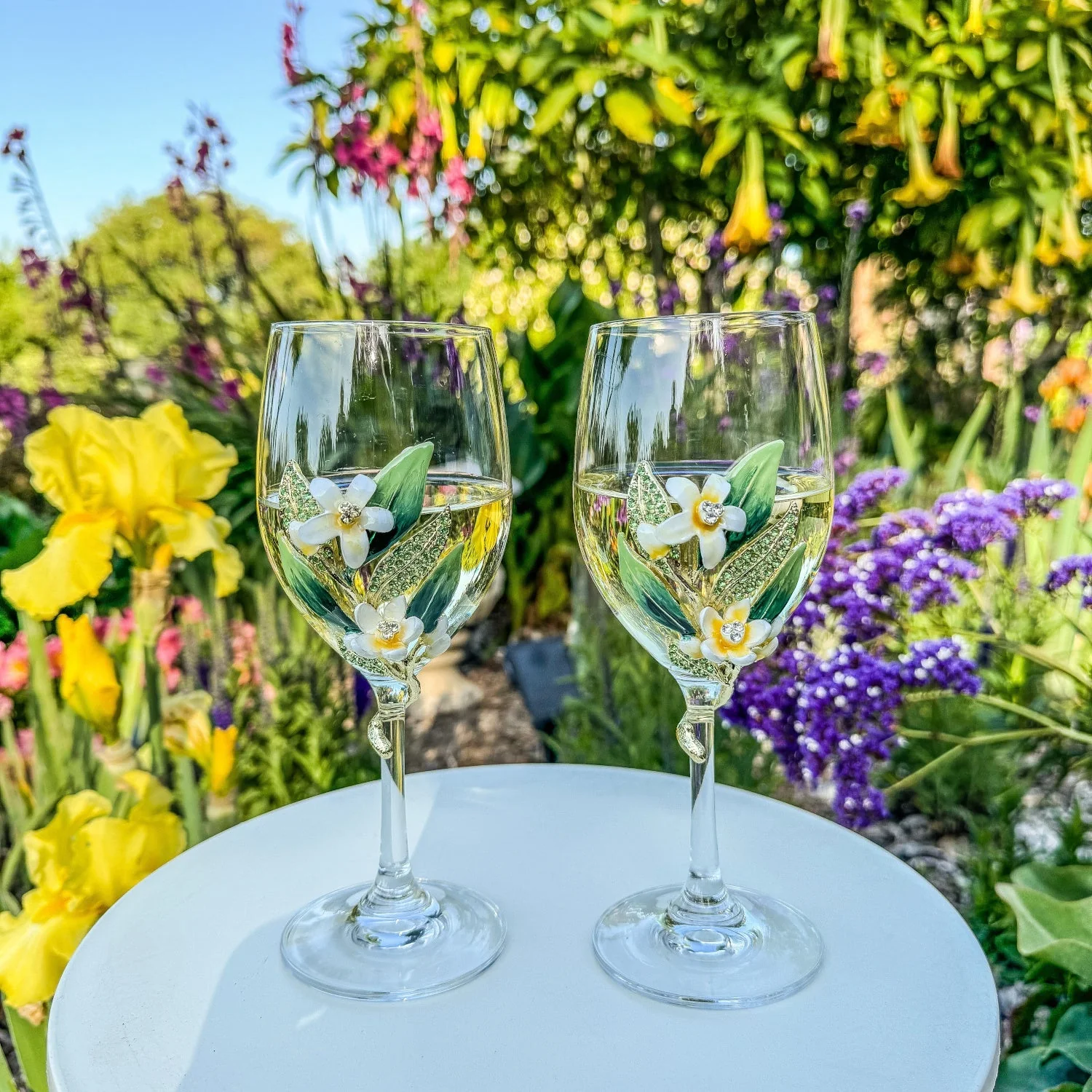 Olivia Riegel Hannah Wine Glass (Set of 2) Multi - Image 2