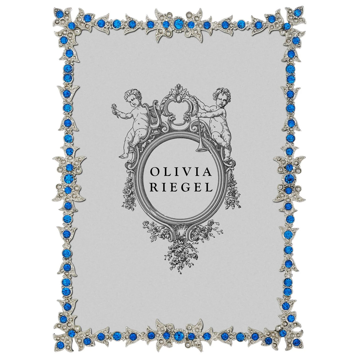 Olivia Riegel Luxembourg Capri 5" x 7" Frame Silver