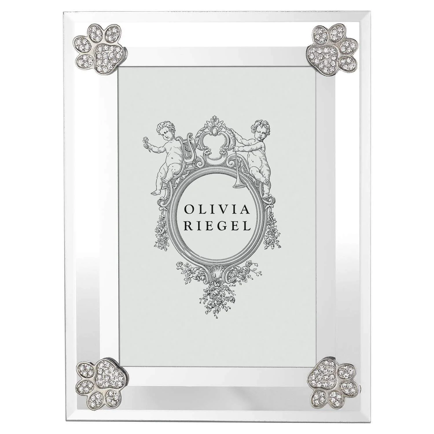 Olivia Riegel Paw Print 4" X 6" Frame - Image 2